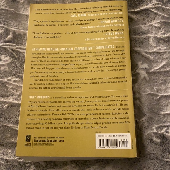 Tony Robbins “MONEY MASTER THE GAME” NEW - Picture 4 of 5